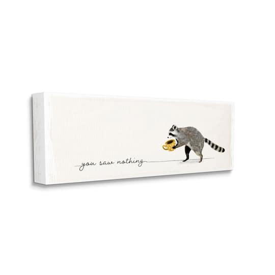 Stupell Industries You Saw Nothing Canvas Wall Art